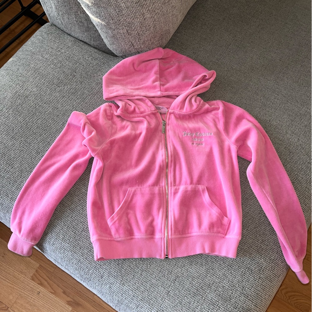 Juicy Couture and Forever 21 Velvet Pink Jacket